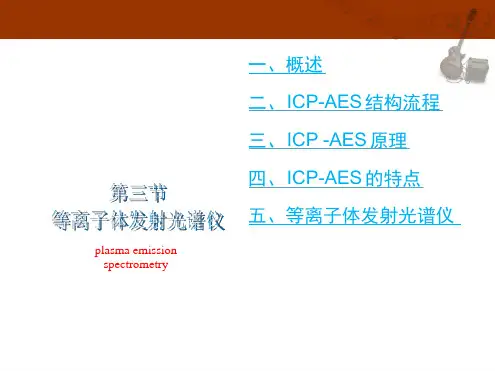 ICP-AES及分析方法
