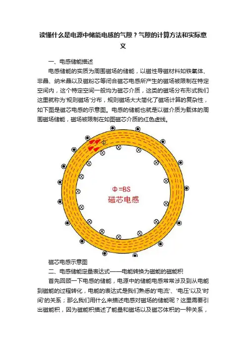 读懂什么是电源中储能电感的气隙？气隙的计算方法和实际意义