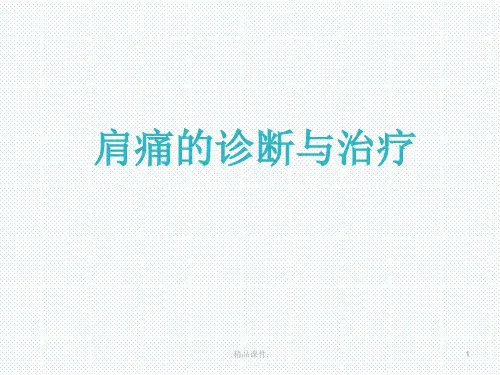 肩痛诊断与治疗教案.ppt