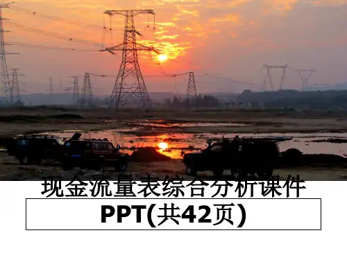 最新现金流量表综合分析课件PPT(共42页)精品文档