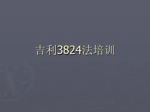 吉利公司质量改善3824法