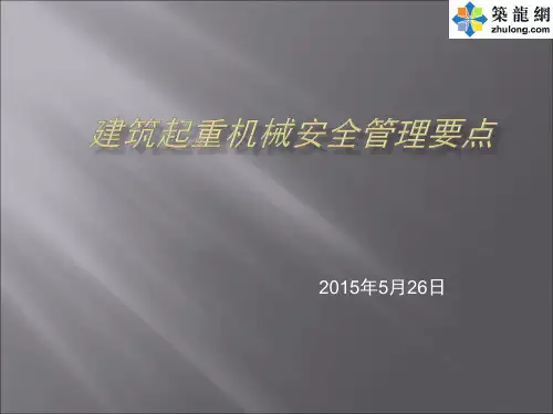 建筑起重机械安全事故案例分析总结(116页 丰富案例配图)