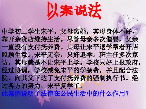 法律作用PPT教学课件