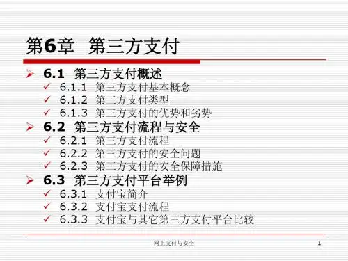 第6章 第三方支付