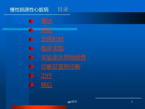 肺心病内科学-ppt课件