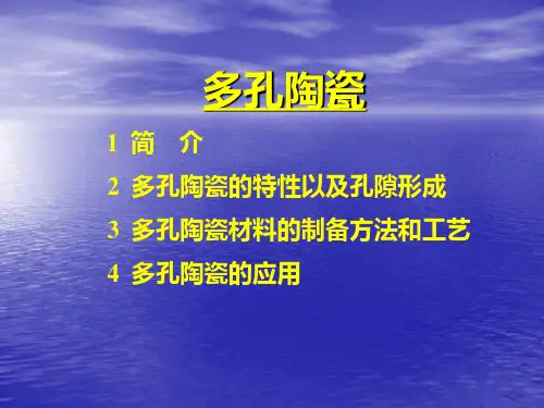多孔陶瓷