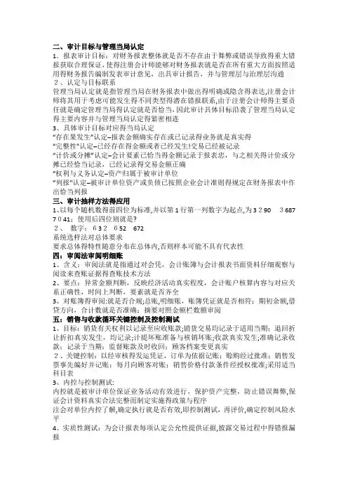 审计案例分析-完整版