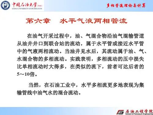 第6章 水平气液两相管流解读