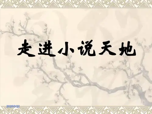 【人教新课标】九年级下册《走进小说天地》教学课件01.ppt