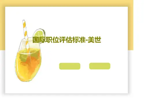 国际职位评估标准-美世共56页