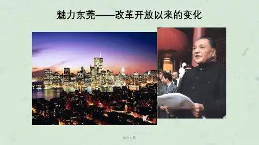 魅力东莞课件