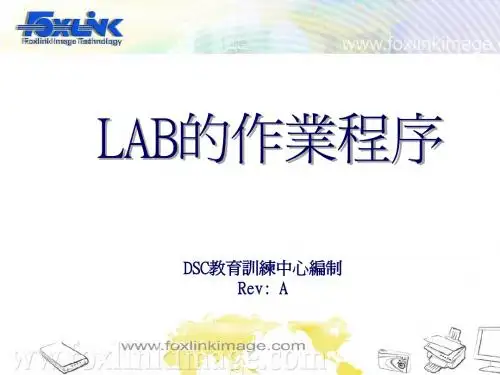 LAB的作业程序