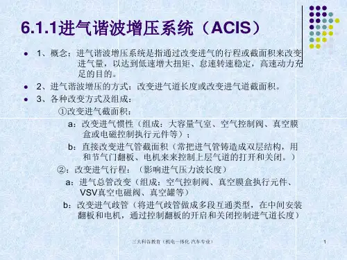 进气增压系统课件