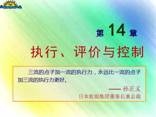 第14章_执行评价与控制