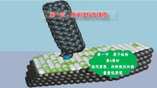泡利原理、洪特规则、能量最低原理-高二化学课件(人教版2019选择性必修2)
