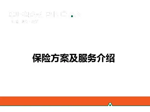 保险方案及服务介绍PPT课件