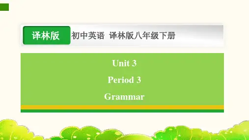 Unit 3 Period 3 课件 2023-2024学年牛津译林版英语八年级下册