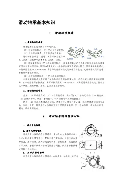 滑动轴承基本知识