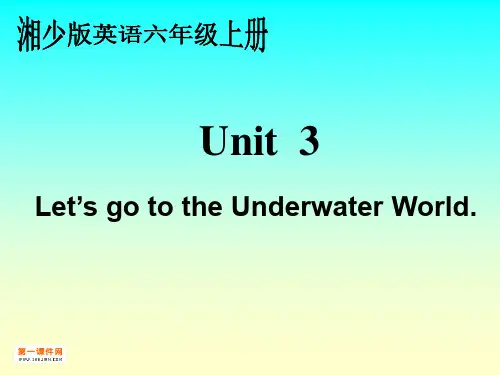 (湘少版)六年级英语上册课件 unit3