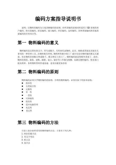 软件编码规则