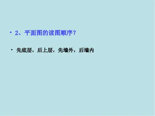 建筑制图4.6建筑立面及剖面图识读