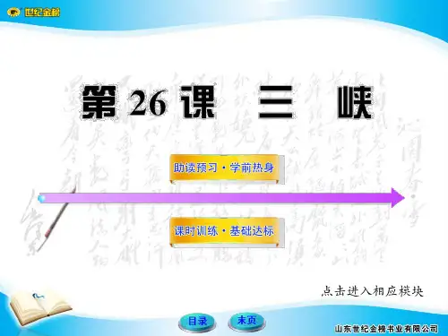 世纪金榜语文初二答案26