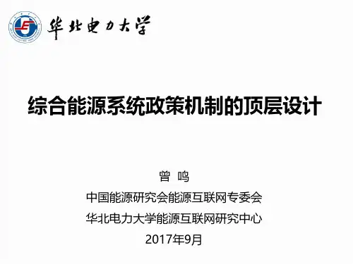 D4_综合能源系统政策机制的顶层设计_曾鸣