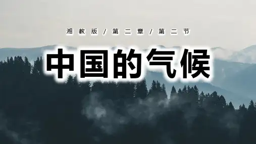 2.2中国的气候多特殊天气课件-八年级地理上学期