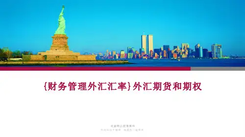 {财务管理外汇汇率}外汇期货和期权