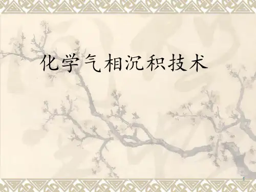 化学气相沉积技术PPT课件