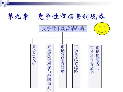 第九章 竞争性市场营销战略