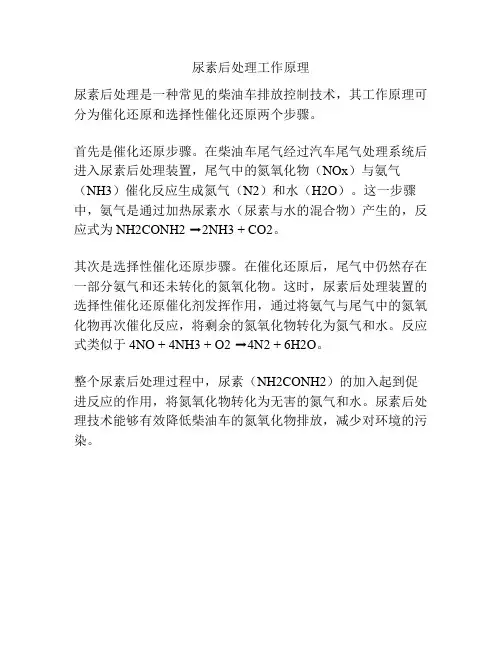 尿素后处理工作原理