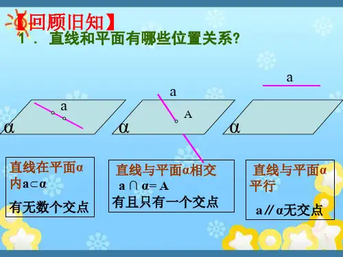 (完整)2.2.1直线与平面平行的判定ppt