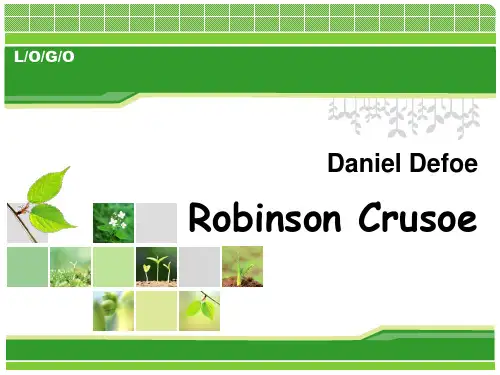 Daniel_Defoe_Robinson_Crusoe_笛福和鲁滨逊漂流记全英文PPT
