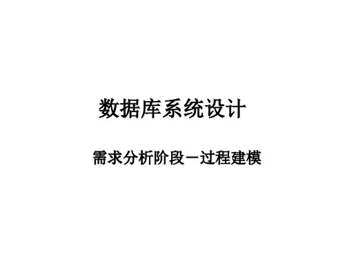 第3讲 需求分析阶段-过程建模