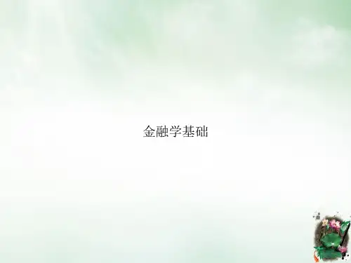 金融学基础PPT课件