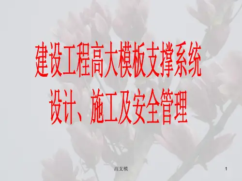 高支模 ppt课件