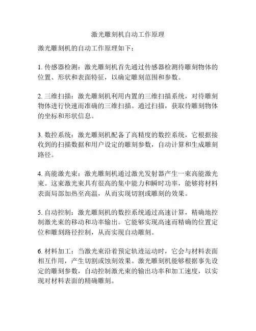激光雕刻机自动工作原理