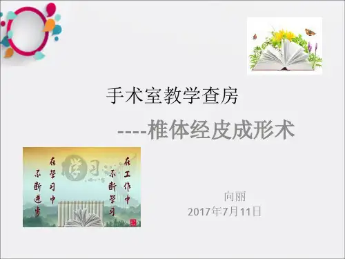 《手术室教学查房》PPT课件