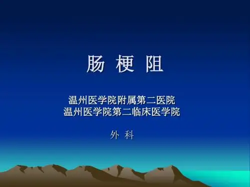 肠梗阻2009
