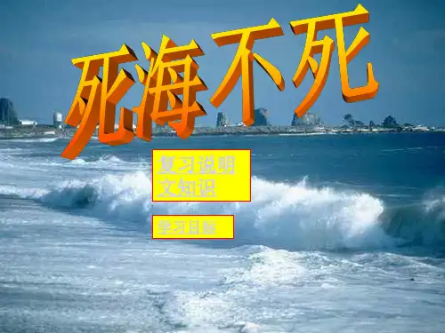 《死海不死》ppt课件
