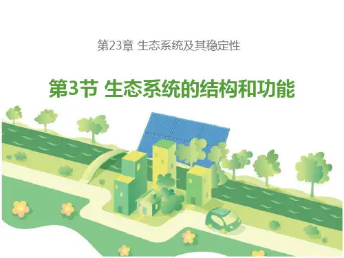 《生态系统的结构和功能》PPT免费课件