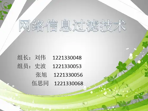 网络信息过滤技术