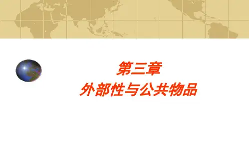 第三章--外部性理论