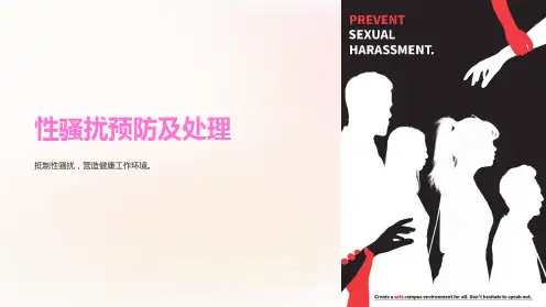 《性骚扰预防及处理》课件