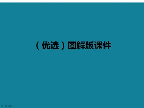 演示文稿图解版课件