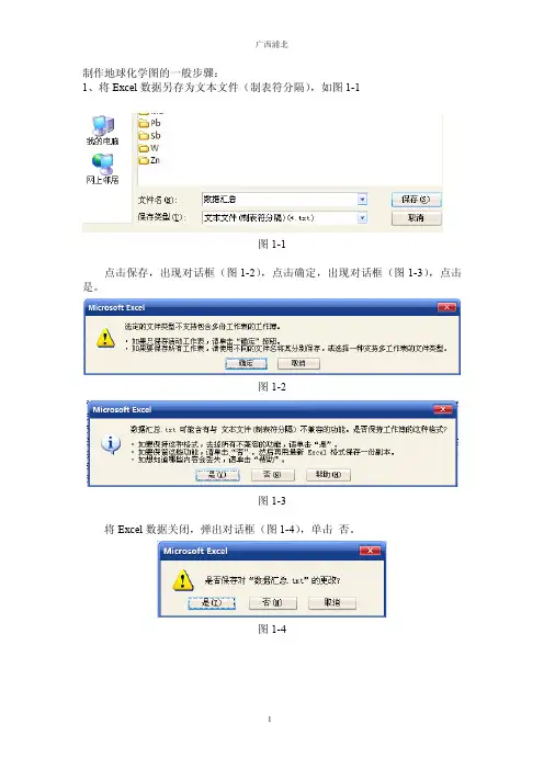 地球化学图制作步骤