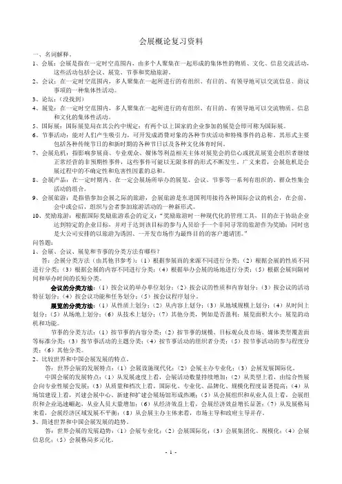 会展概论