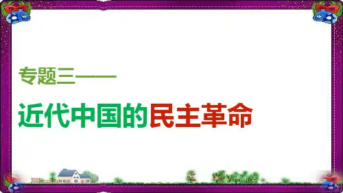 【人民版】必修一：3.3《新民主主义革命》ppt课件