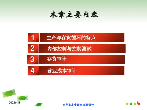 生产与存货循环最新课件